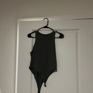 Zara Dark Green Polyamide Bodysuit